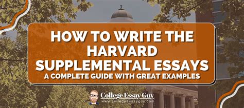 how to answer the harvard supplemental essays what does it mean to be a writing master?